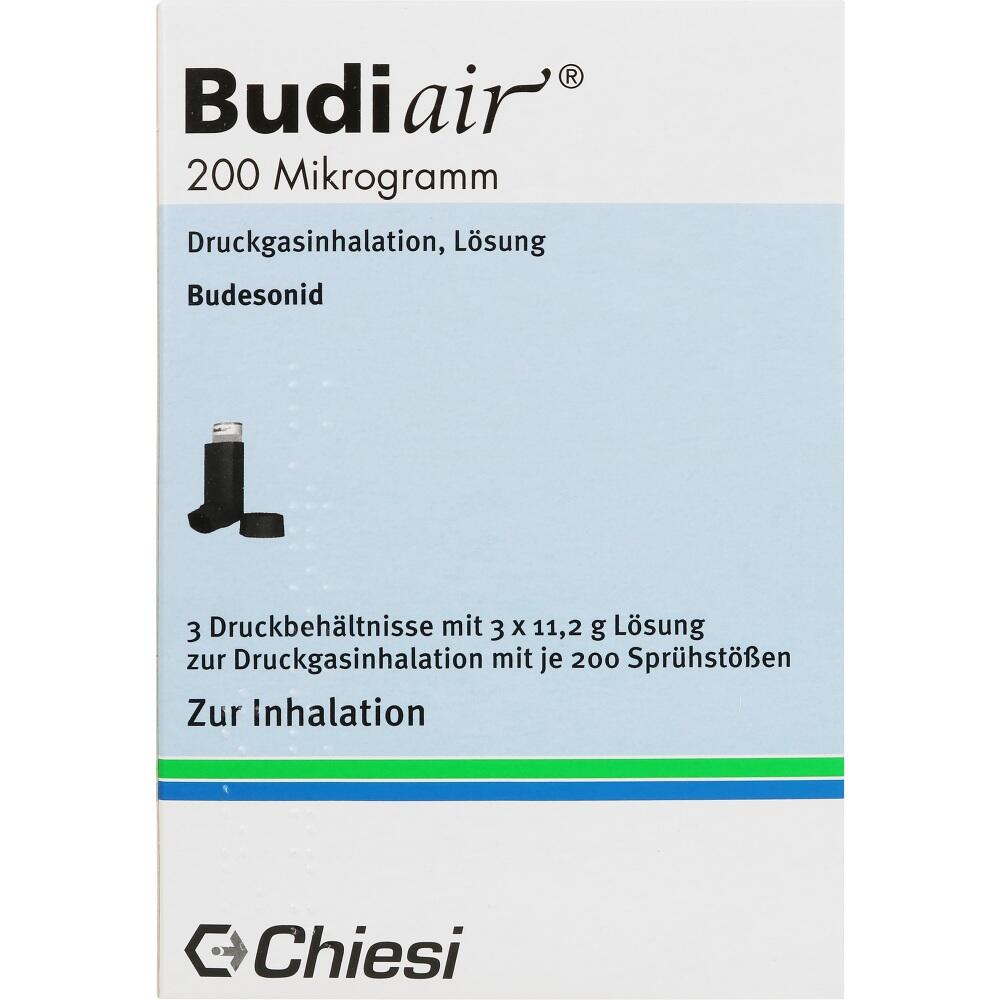 Budiair 200 Mikrogramm Standard 3 St Dosieraerosol