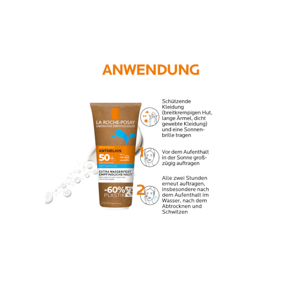 LA ROCHE-POSAY ANTHELIOS XL Wet Skin Gel LSF 50+ 200 ml Gel