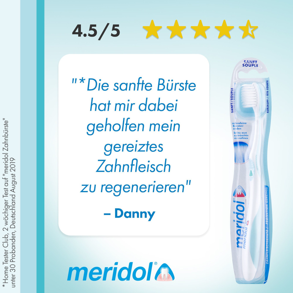 meridol Zahnbürste SANFT DUO-PACK 2 St Zahnbürste