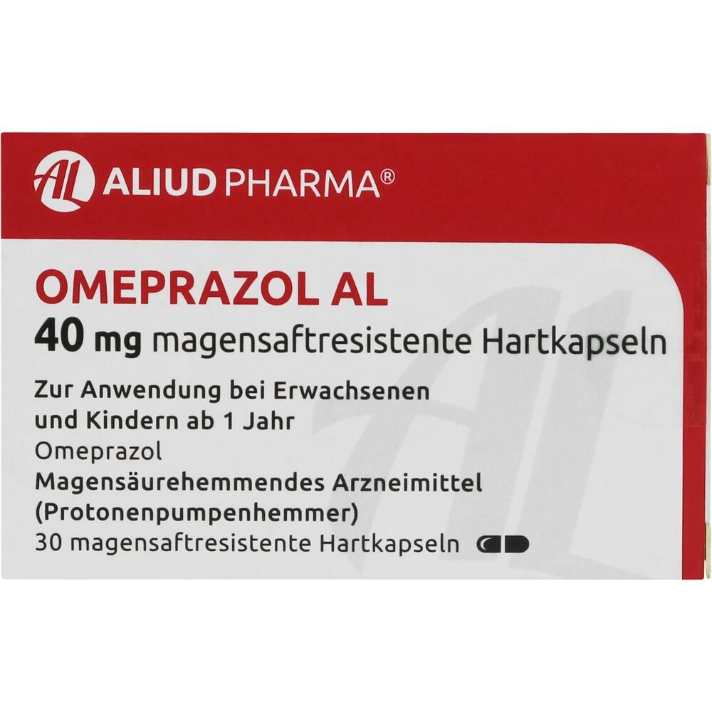 OMEPRAZOL AL 40mg 30 St Magensaftresistente Hartkapseln