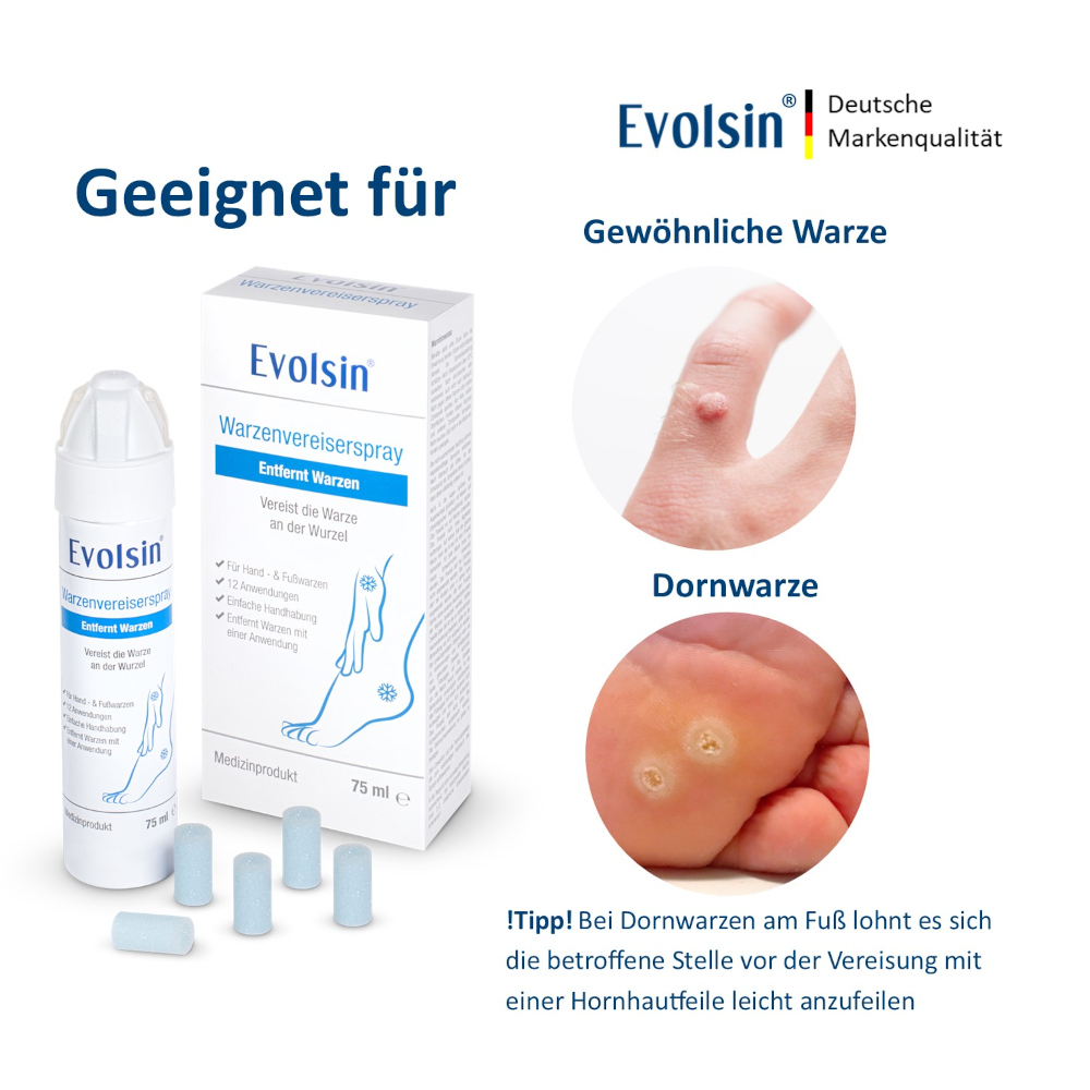 Evolsin Warzenvereiserspray 75 ml Spray