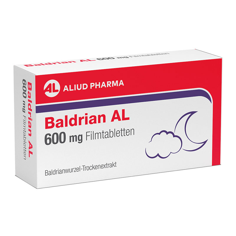 Baldrian AL 600 mg bei leichter Nervosität und Schlafstörungen
