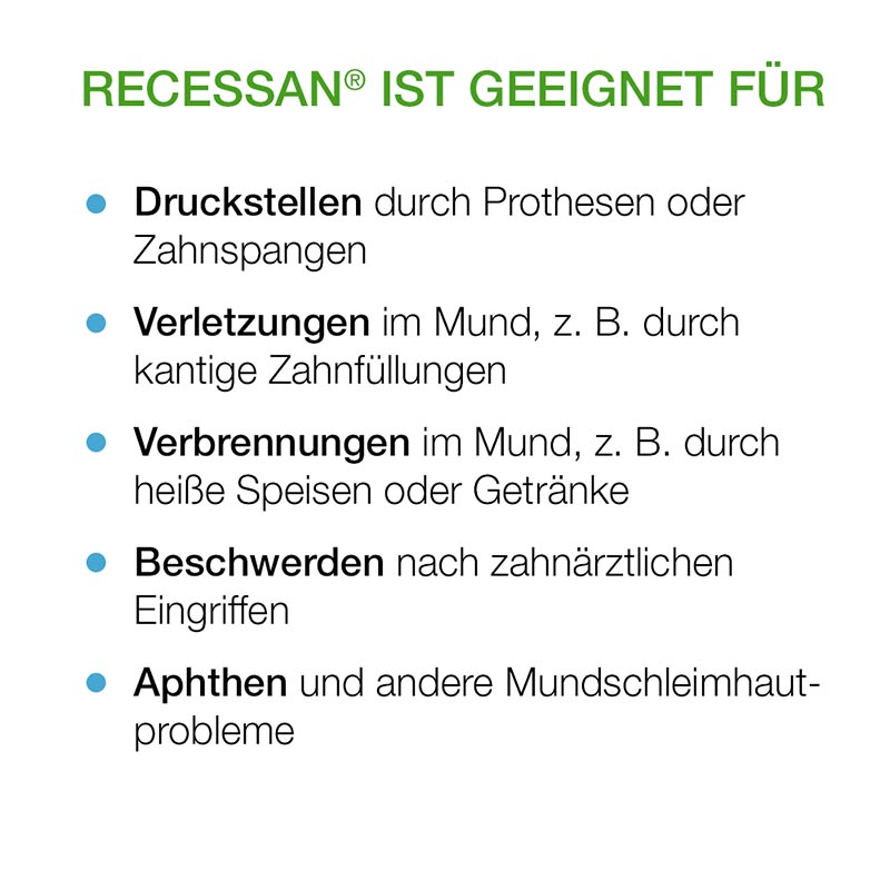 RECESSAN Schmerzbetäubende Salbe 10 g Salbe