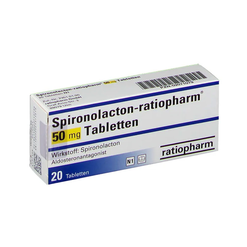Spironolacton-ratiopharm 50mg 20 St Tabletten
