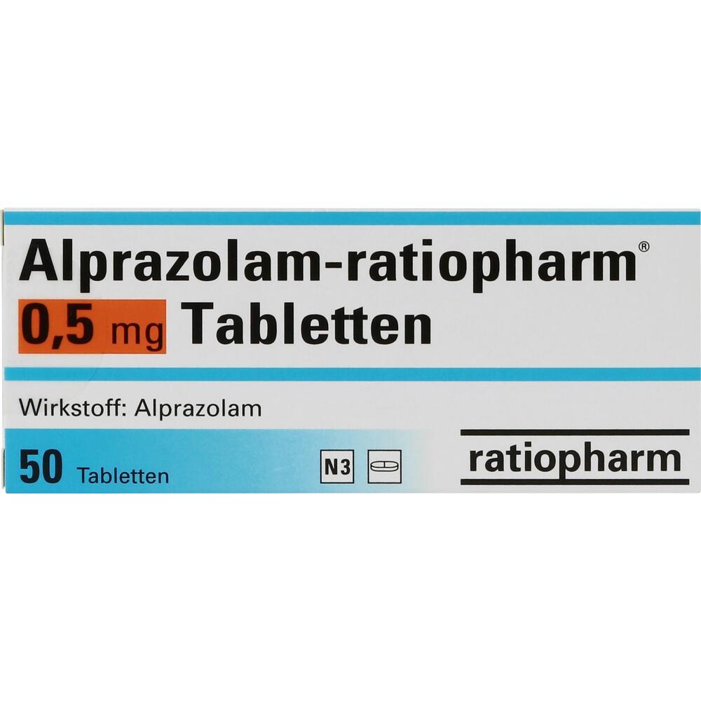 Alprazolam-ratiopharm 0,5mg 50 St Tabletten