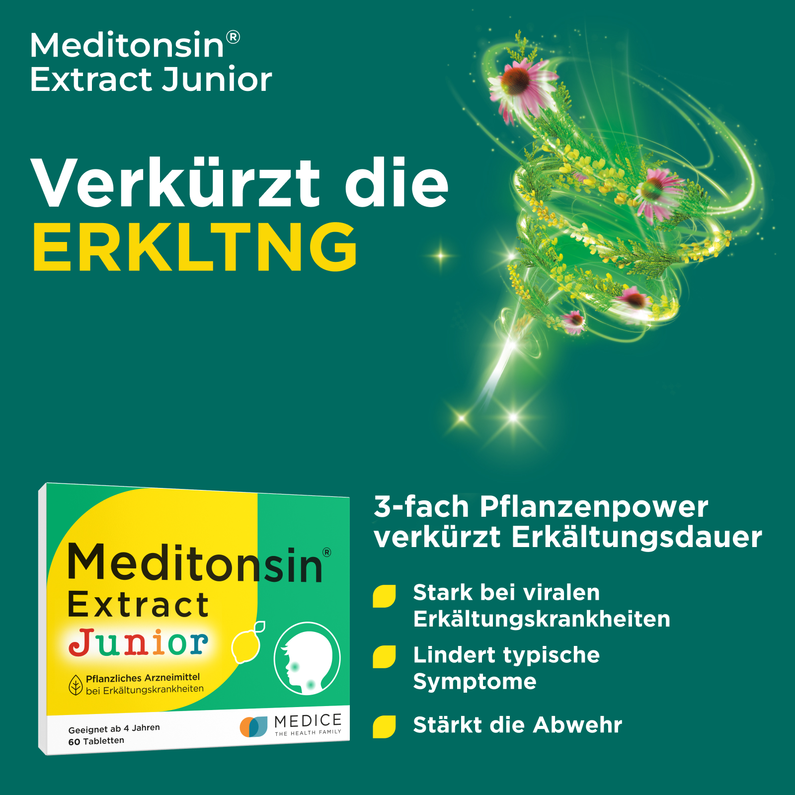 Meditonsin Extract Junior 180 St Tabletten