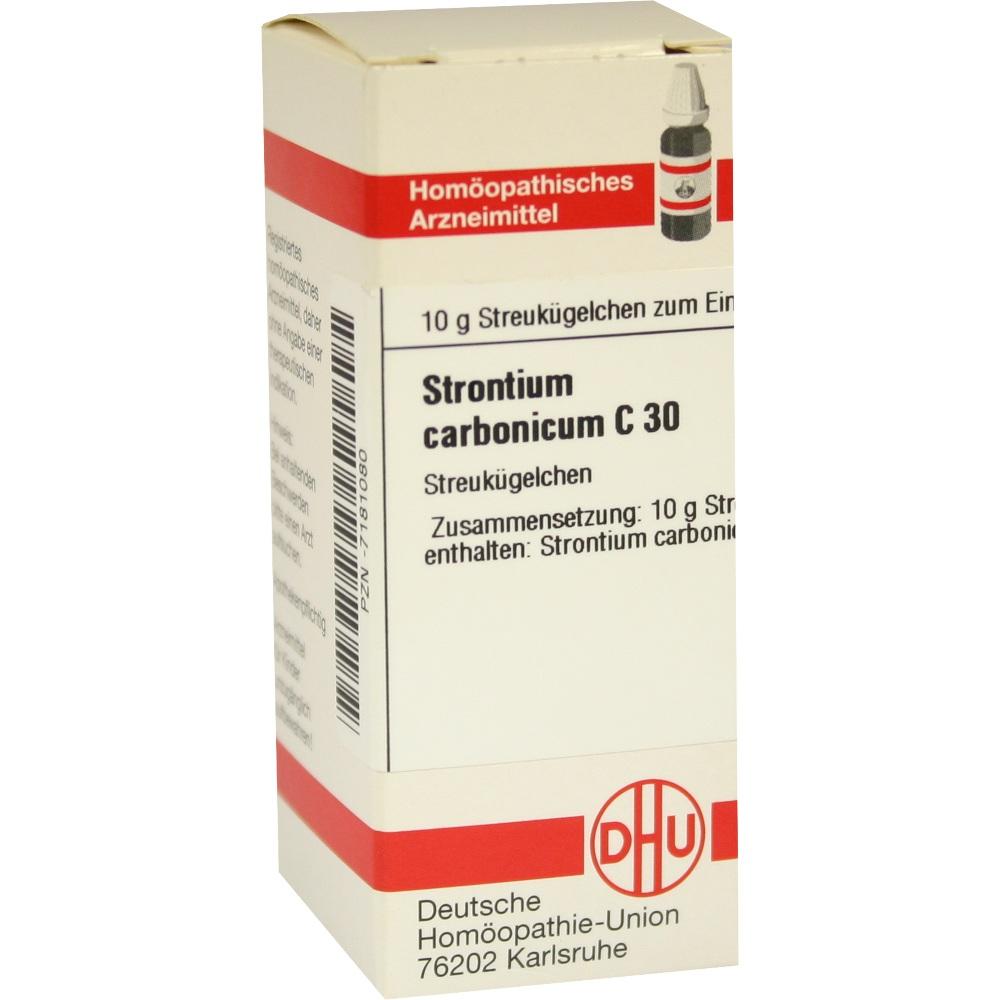 STRONTIUM CARBONICUM C 30 Globuli 10 g Globuli