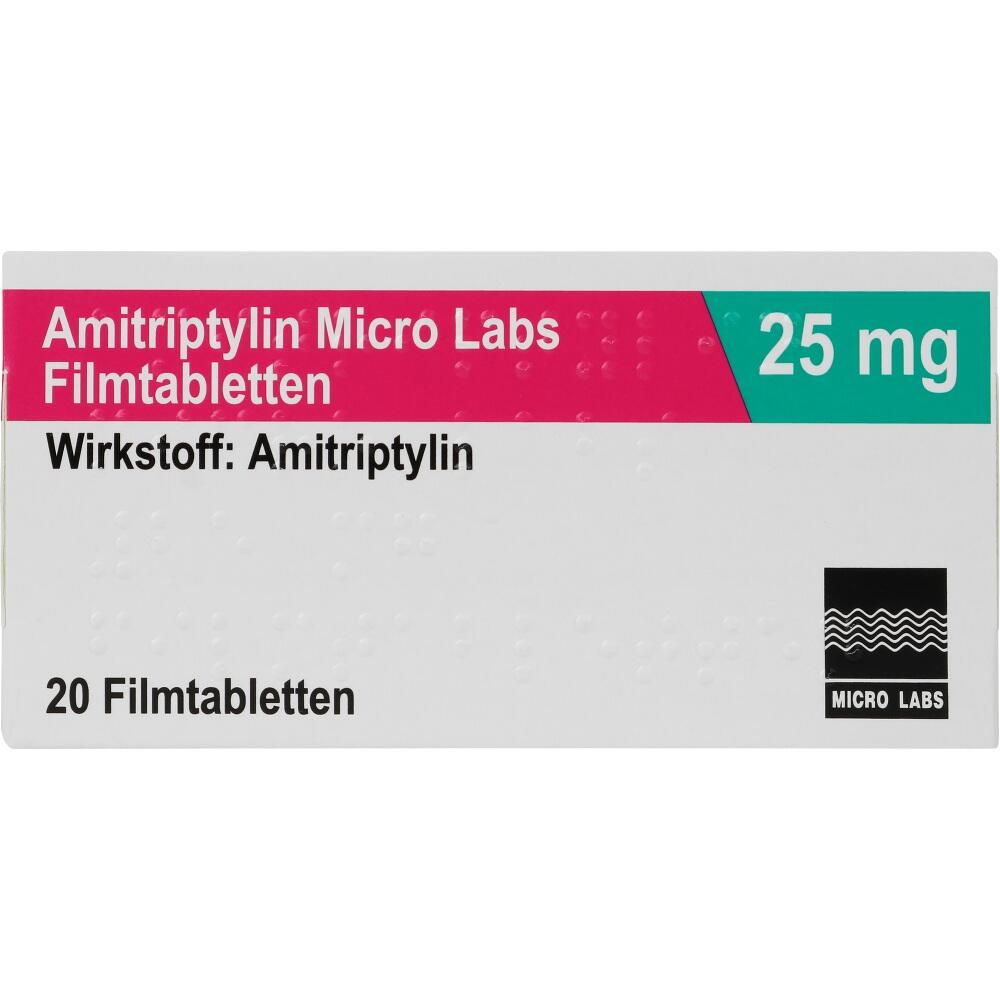 Amitriptylin-Micro Labs 25mg 20 St Filmtabletten