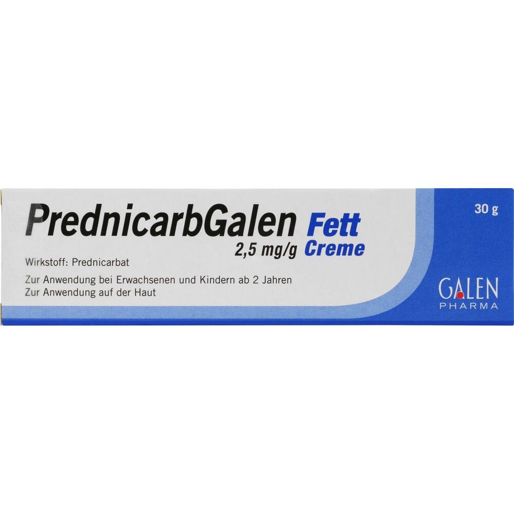 PrednicarbGalen Fett 2,5mg/g 30 g Creme