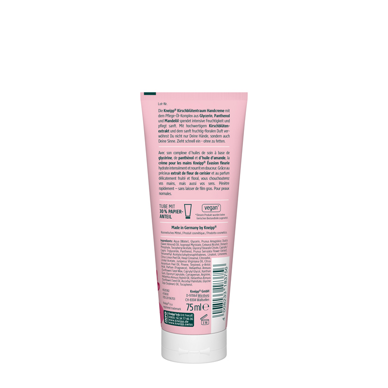Kneipp Kirschblütentraum Handcreme 75 ml Creme
