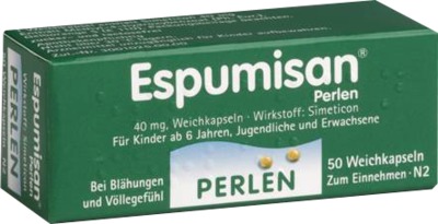 Espumisan Perlen 40mg 50 St Weichkapseln