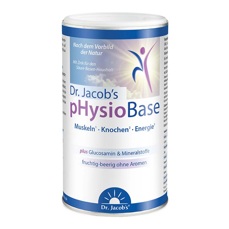 Dr. Jacob's pHysioBase Basen-Citrat-Basenpulver + Glucosamin