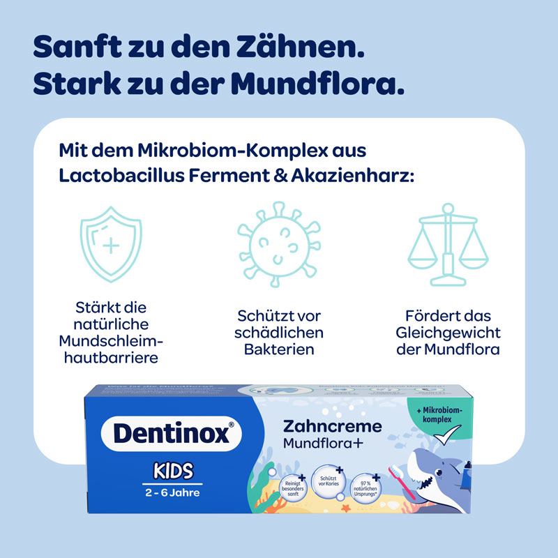 Dentinox Zahncreme Mundflora+ KIDS 75 ml Zahncreme
