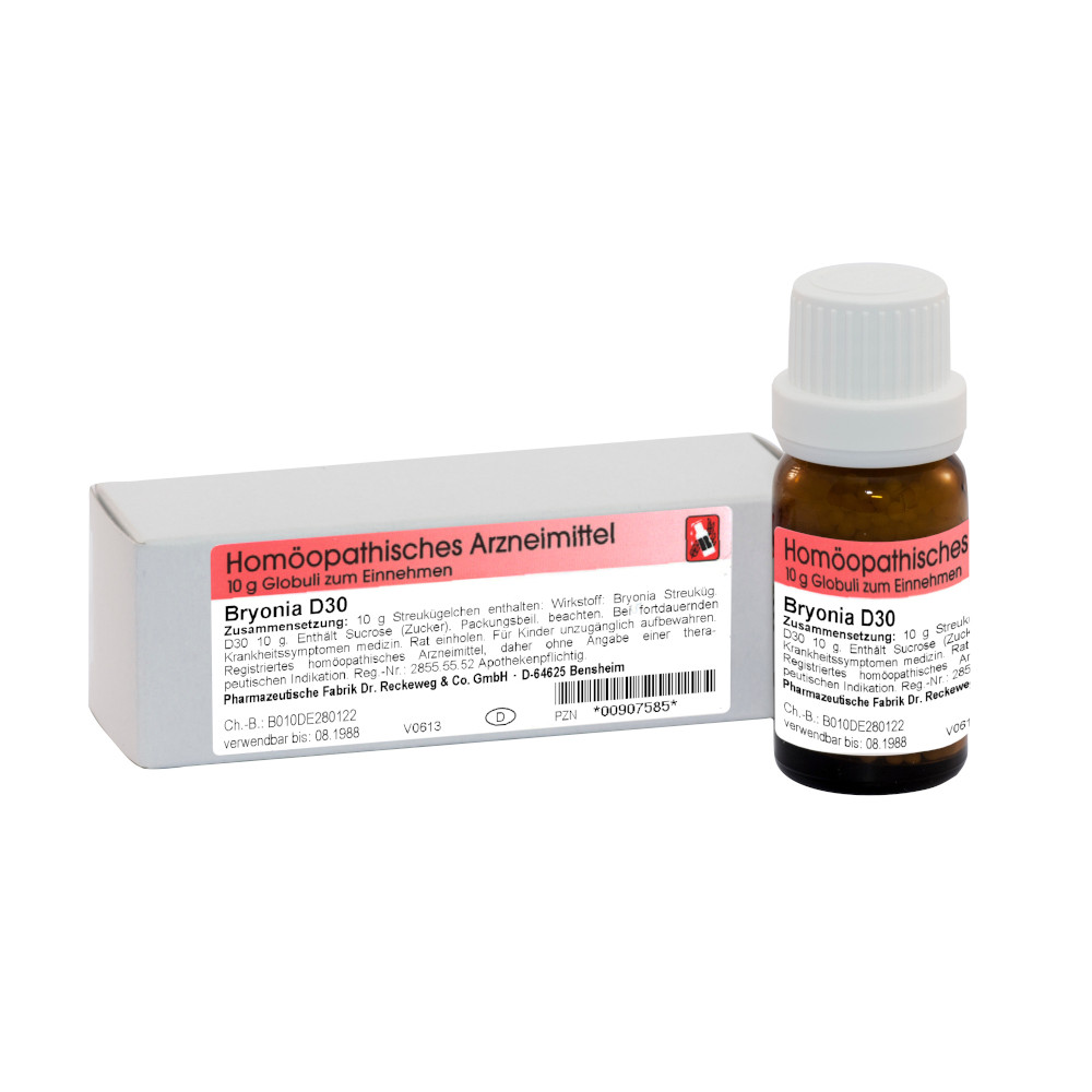 BRYONIA D 30 Globuli 10 g Globuli