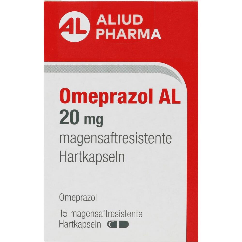 OMEPRAZOL AL 20mg 15 St Magensaftresistente Hartkapseln
