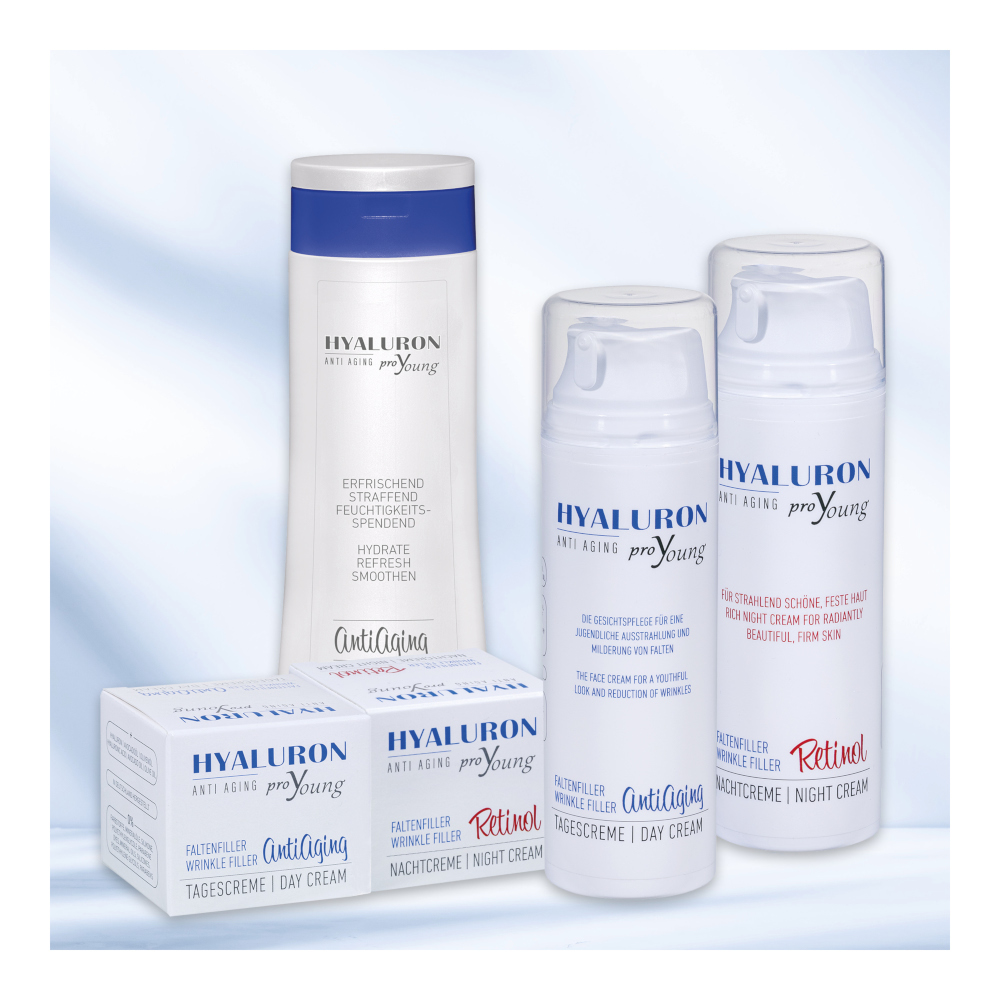 proYoung HYALURON ANTI AGING FALTENFILLER Retinol Nachtcreme 50 ml Nachtcreme