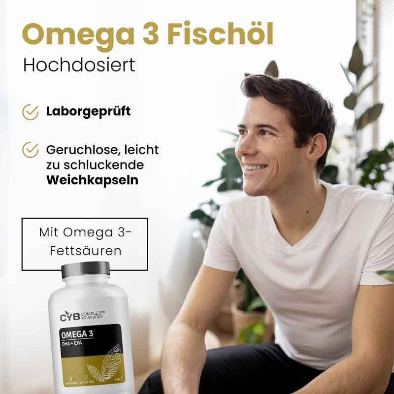 CYB OMEGA 3 DHA + EPA 240 St Kapseln