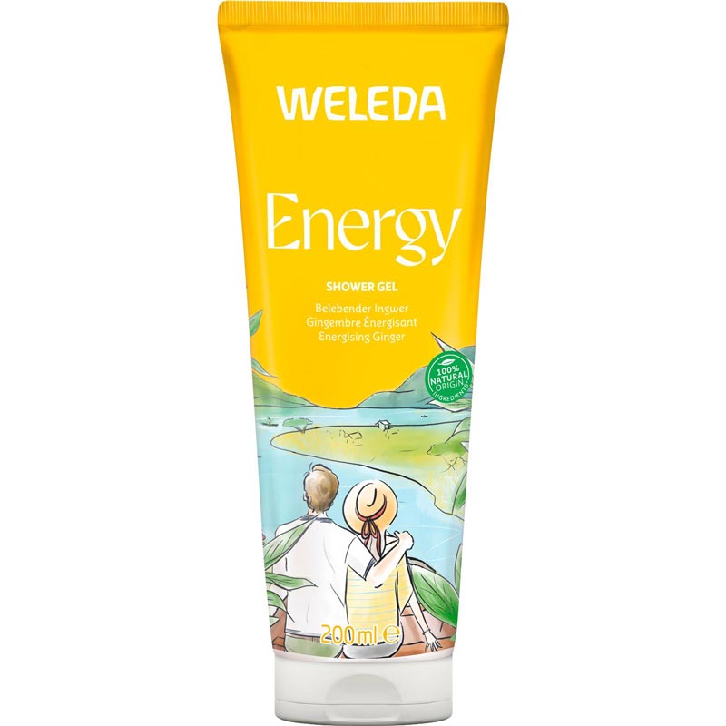 Weleda Energy SHOWER GEL Ingwer 200 ml Duschgel