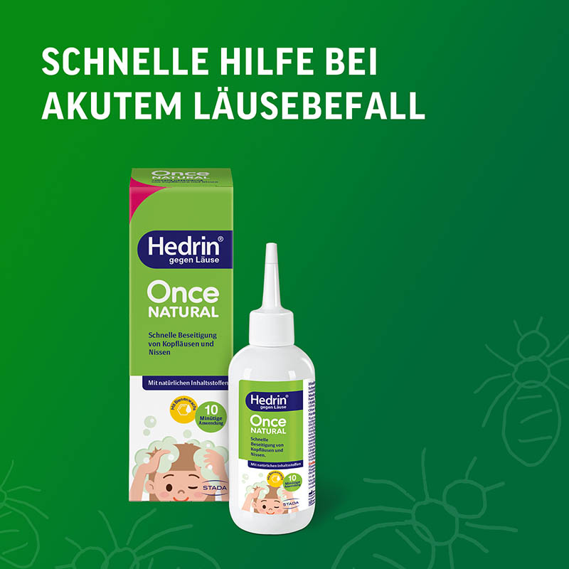 Hedrin Once NATURAL gegen Läuse  100 ml Liquidum