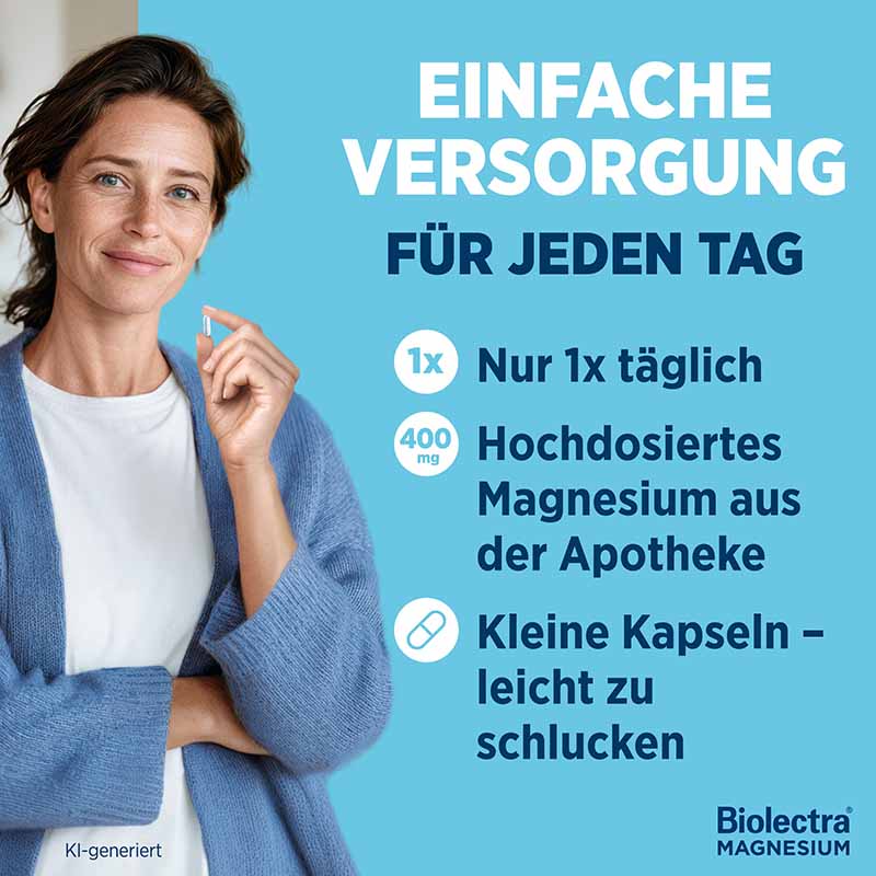 Biolectra MAGNESIUM 400mg ULTRA  40 St Kapseln