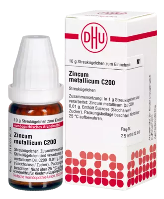 ZINCUM METALLICUM C 200 Globuli 10 g Globuli