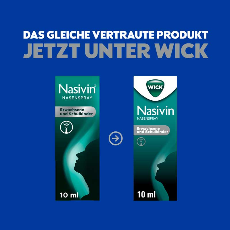 WICK Nasivin NASENSPRAY Ohne Konservierungsstoffe 10 ml Nasenspray