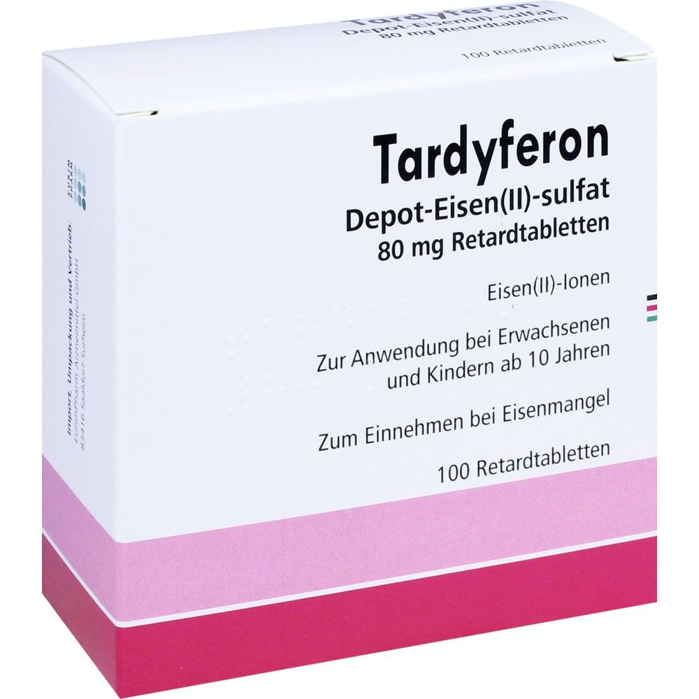 Tardyferon Depot-Eisen(II)-sulfat 80mg 100 St Retard-Tabletten