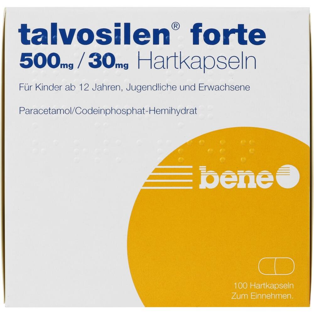 Talvosilen forte 500mg/30mg 100 St Hartkapseln