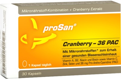 PROSAN Cranberry 36 PAC Kapseln 30 St Kapseln