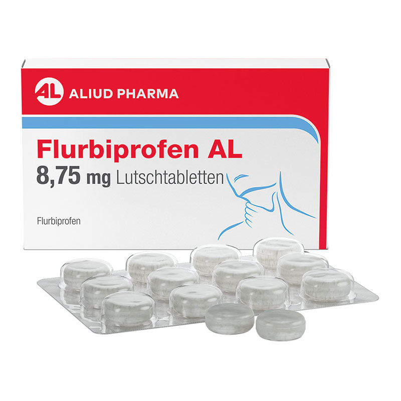 Flurbiprofen AL 8,75 mg Lutschtabletten bei Halsschmerzen