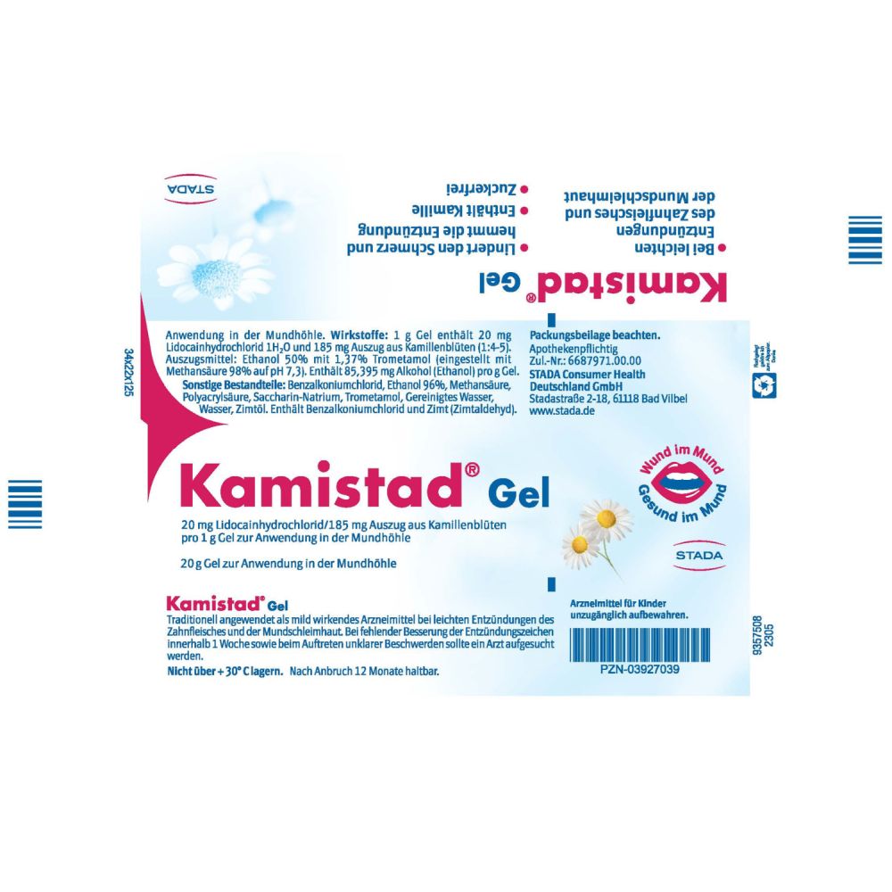 Kamistad Gel 20 g Gel