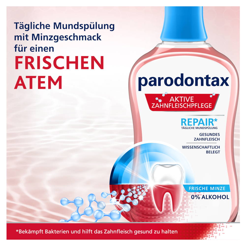 Parodontax Aktive Zanfleischpflege Repair 300 ml Spüllösung