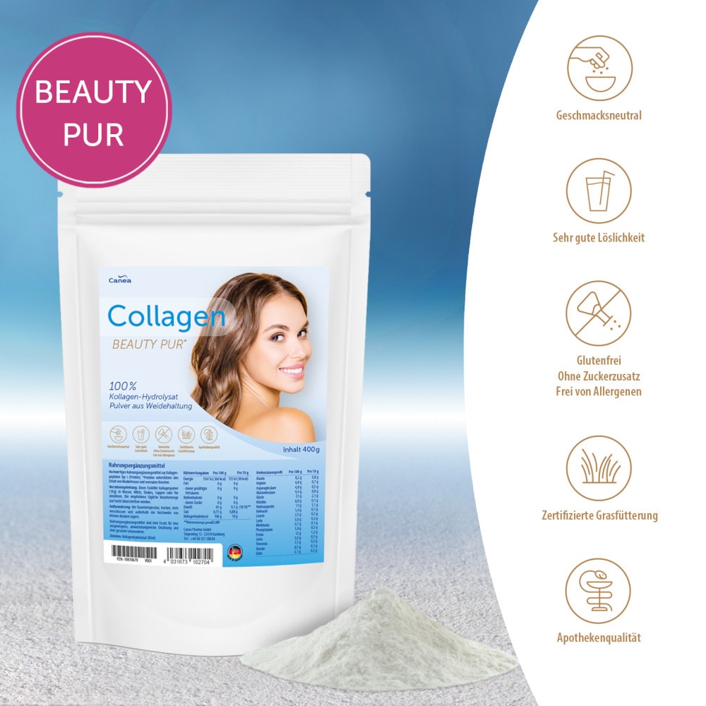 Collagen BEAUTY PUR 400 g Pulver
