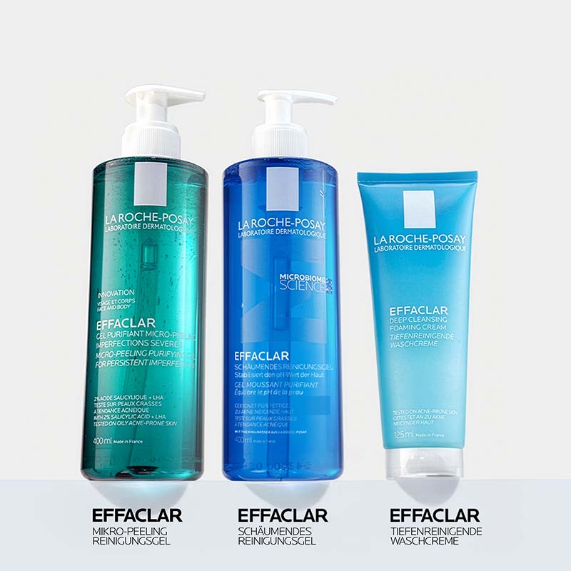 LA ROCHE-POSAY EFFACLAR SCHÄUMENDES REINIGUNGSGEL  400 ml Gel