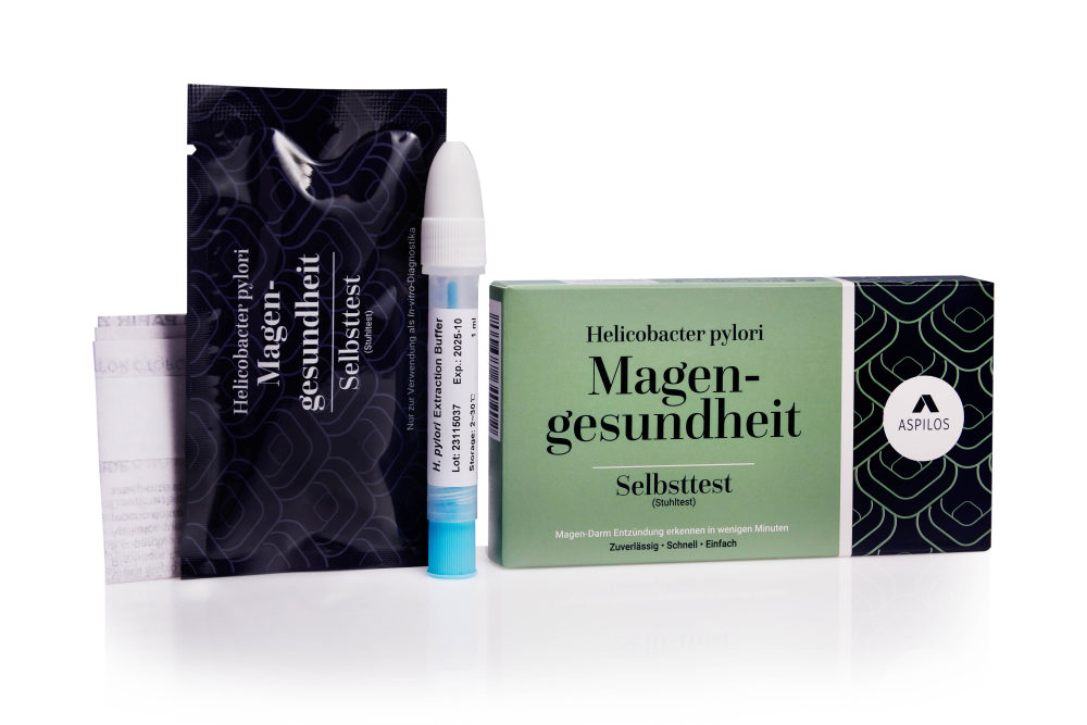 ASPILOS Helicobacter pylori Magengesundheit Selbsttest 1 St Test