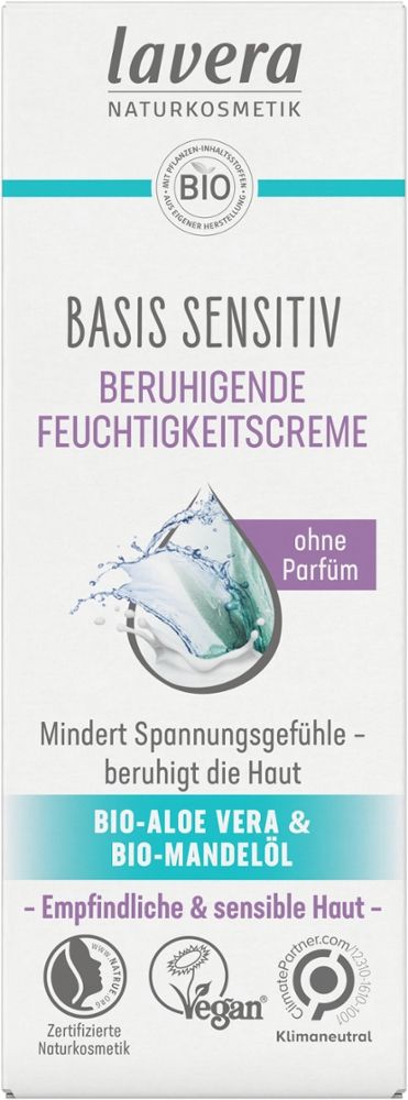 lavera BASIS SENSITIV BERUHIGENDE FEUCHTIGKEITSCREME 50 ml Tagescreme