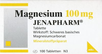 MAGNESIUM 100 mg Jenapharm  100 St Tabletten