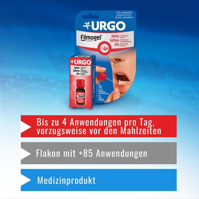 URGO APHTHEN Filmogel flüssig 6 ml Flüssigkeit