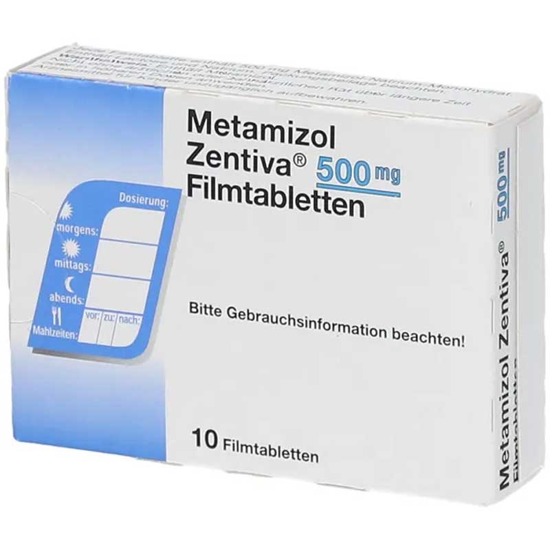 Metamizol Zentiva 500 mg 10 St Filmtabletten