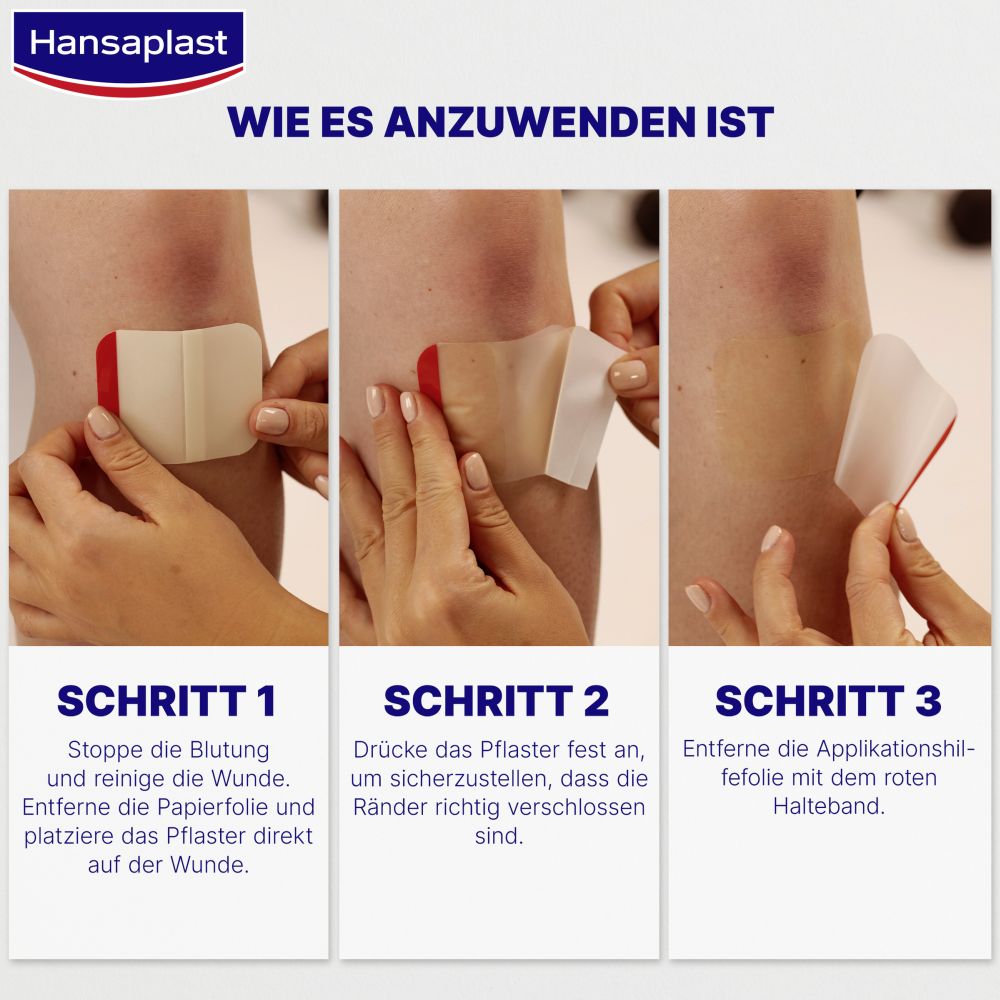 Hansaplast ZWEITE HAUT SCHUTZ GROSS 3 St Pflaster