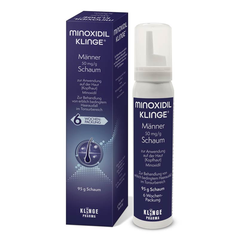 MINOXIDIL KLINGE Männer 50mg/g  95 g Schaum