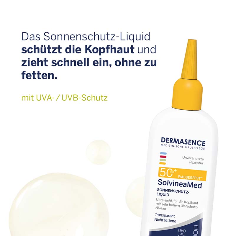 DERMASENCE SolvineaMed SONNENSCHUTZ-LIQUID AK LSF 50+ 75 ml Tonikum