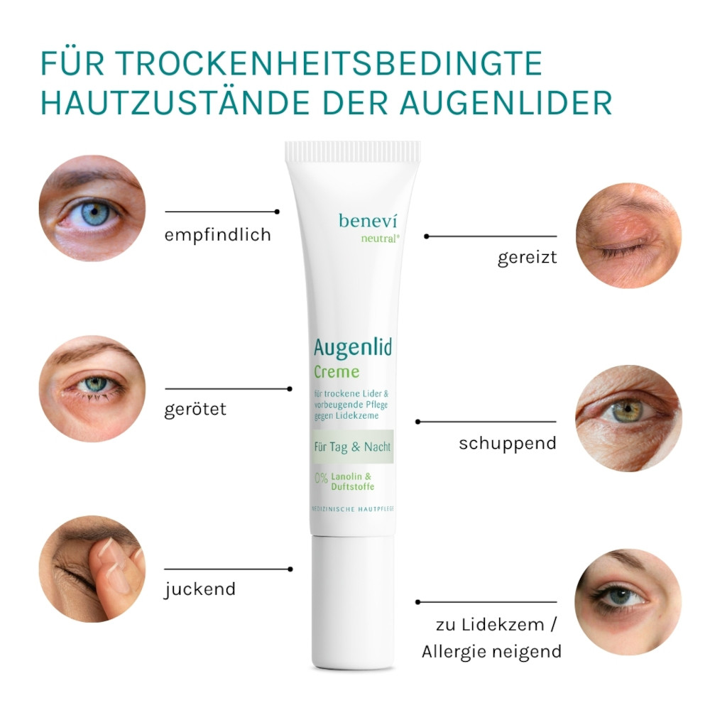 BENEVI Neutral Augenlid-Creme 15 ml Creme