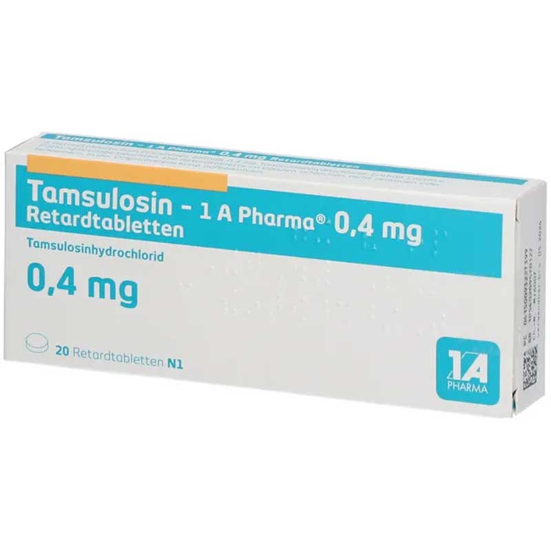 TAMSULOSIN-1 A Pharma 0,4 mg 20 St Retard-Tabletten