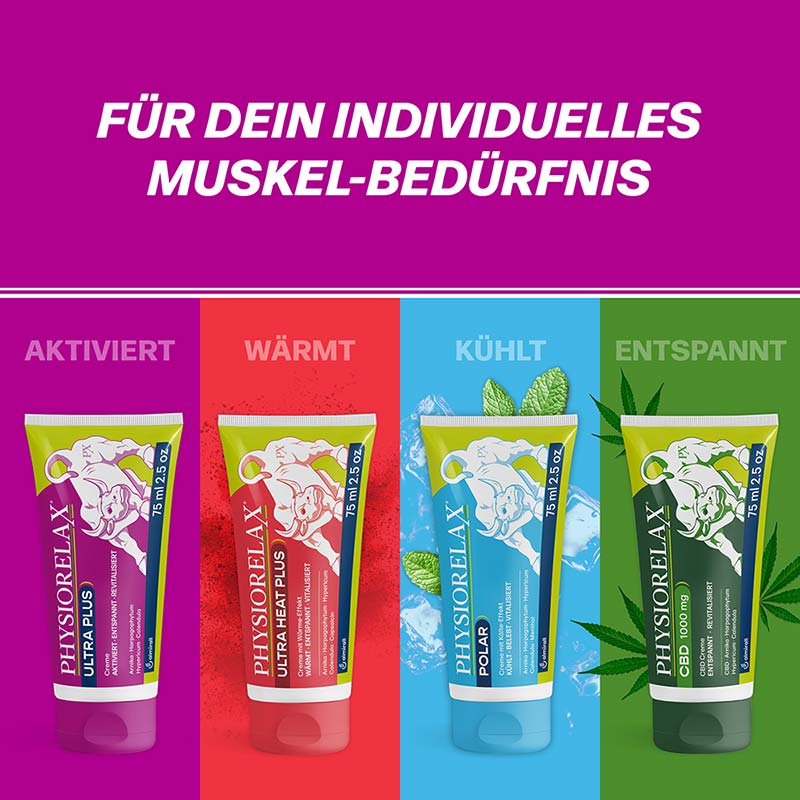 PHYSIORELAX ULTRA PLUS CREME - aktiviert & revitalisiert