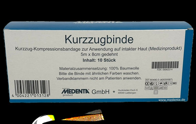 KURZZUGBINDE 5mx8cm 10 St Binden