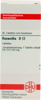 RAUWOLFIA D 12 Tabletten 80 St Tabletten