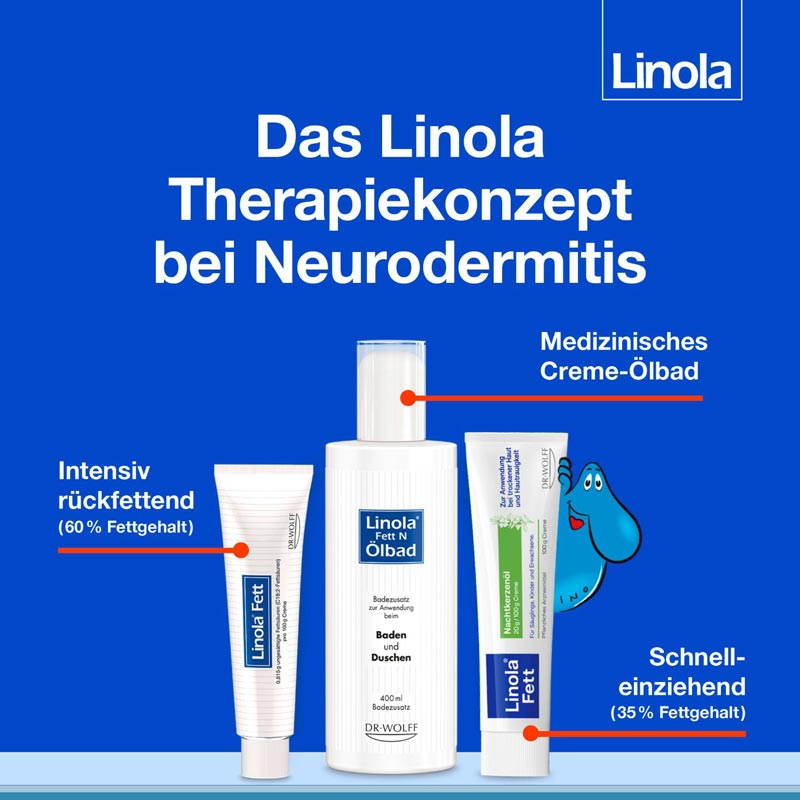 Linola Fett Nachtkerzenöl 100 g Creme