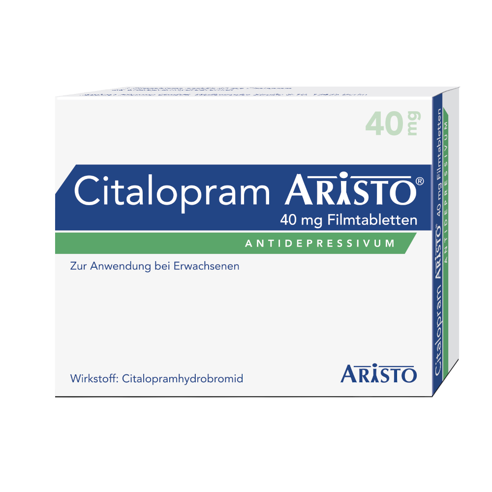 Citalopram Aristo 40mg 20 St Filmtabletten