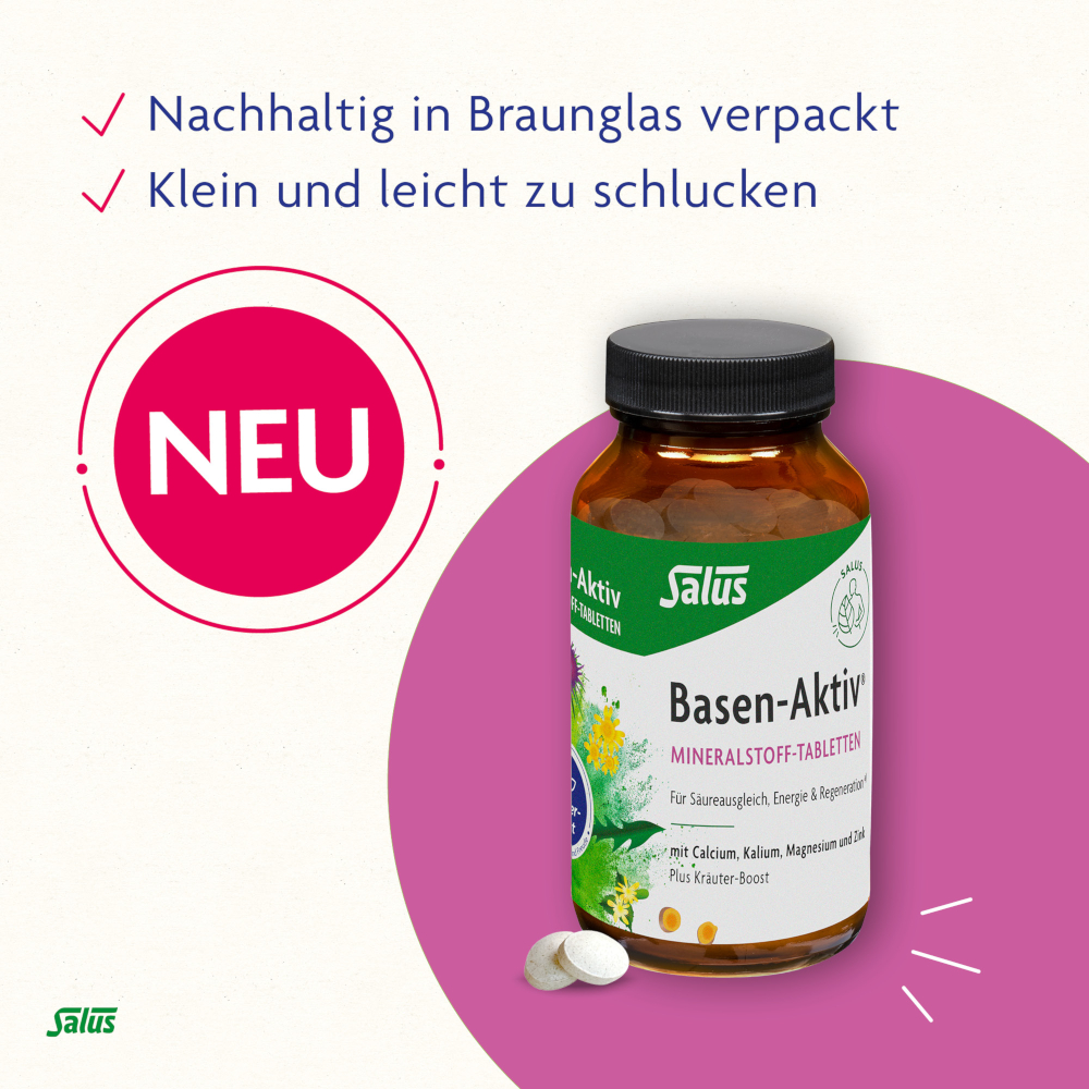 Salus Basen-Aktiv Mineralstoff-Kräuter-Tabletten 100 St Tabletten